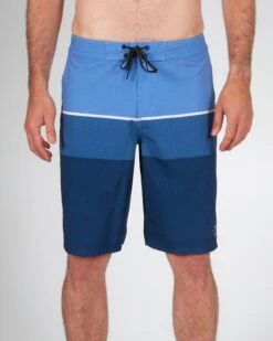 Salty Crew Stacked Blue Boardshort -Salty Crew 30335105 BLUE OMFRONT