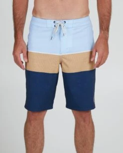 Salty Crew Stacked Light Blue Boardshort -Salty Crew 30335105 LBL OMFRONT