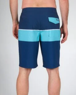 Salty Crew Stacked Navy/Aqua Boardshort 10 Salty Crew Stacked Navy/Aqua Boardshort -Salty Crew 30335105 NVAQ OMBACK