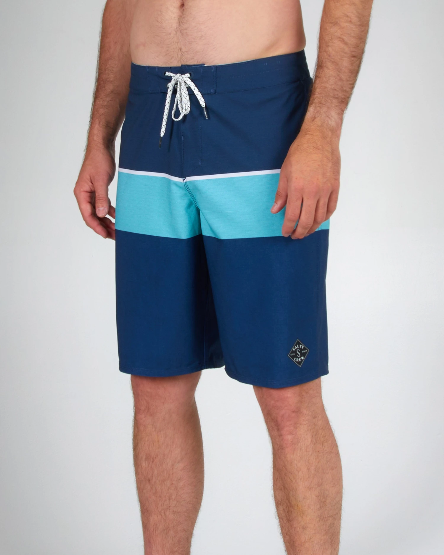 Salty Crew Stacked Navy/Aqua Boardshort 7 Salty Crew Stacked Navy/Aqua Boardshort - Image 5