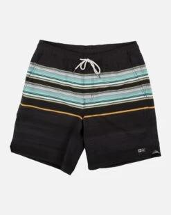 Salty Crew Tandem Black Elastic Boardshort