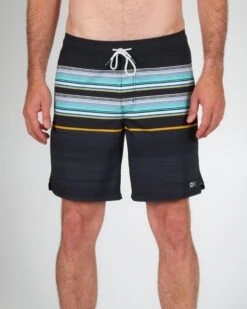 Salty Crew Tandem Black Elastic Boardshort 9 Salty Crew Tandem Black Elastic Boardshort -Salty Crew 30335106 BLK OMFRONT