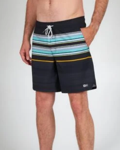 Salty Crew Tandem Black Elastic Boardshort 11 Salty Crew Tandem Black Elastic Boardshort -Salty Crew 30335106 BLK OMSIDELEFT