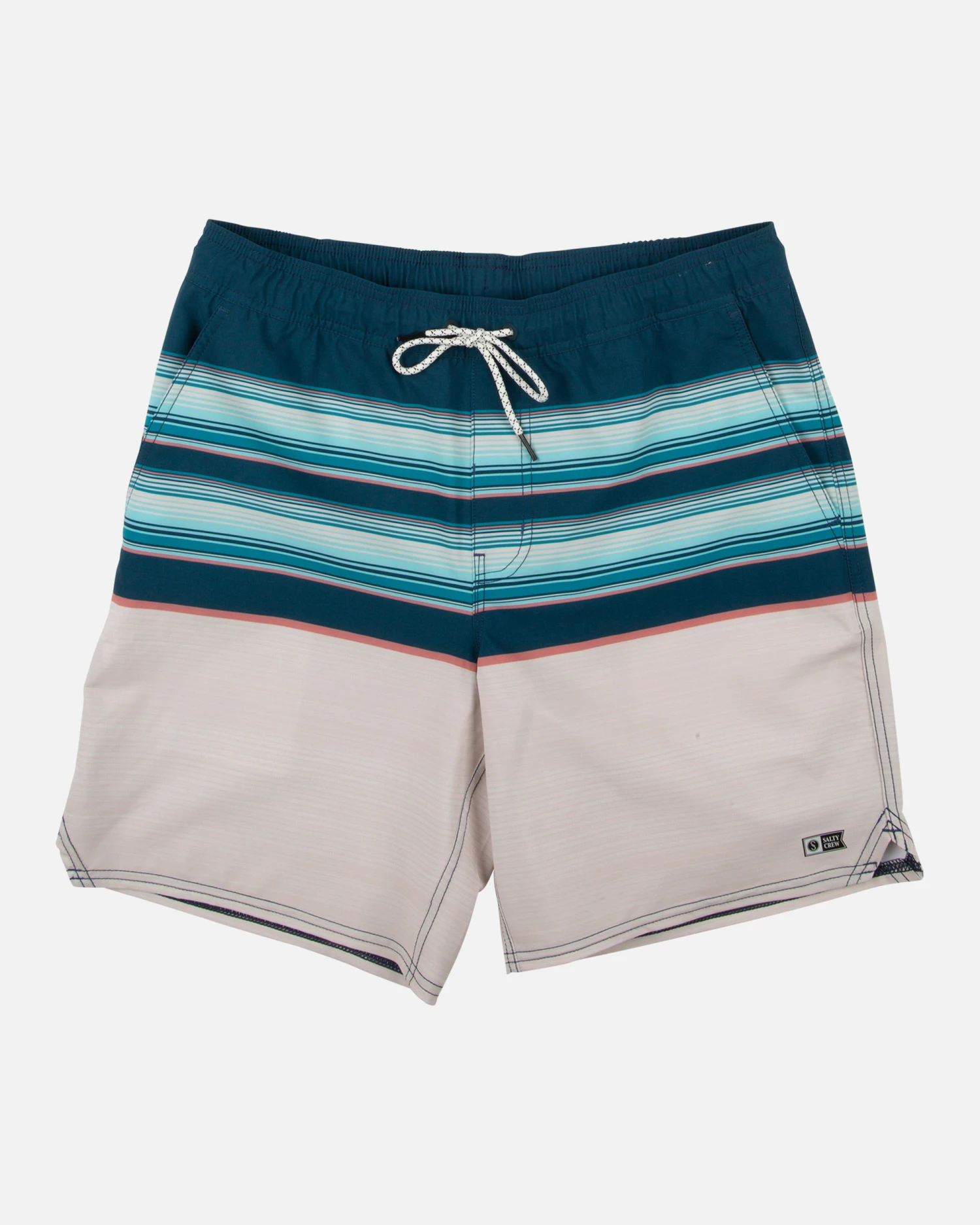 Salty Crew Tandem Cream Elastic Boardshort 3 Salty Crew Tandem Cream Elastic Boardshort