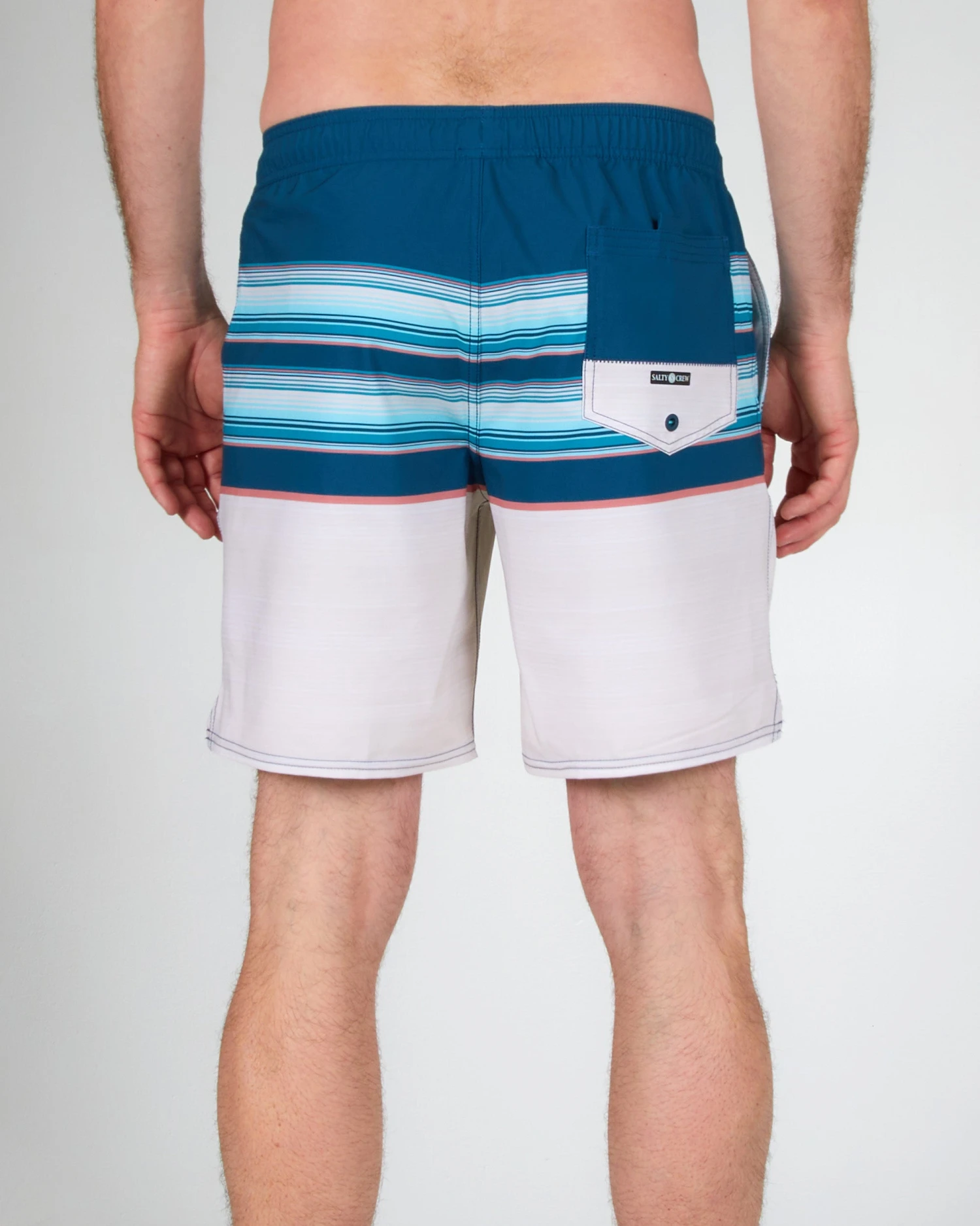 Salty Crew Tandem Cream Elastic Boardshort 6 Salty Crew Tandem Cream Elastic Boardshort - Image 4