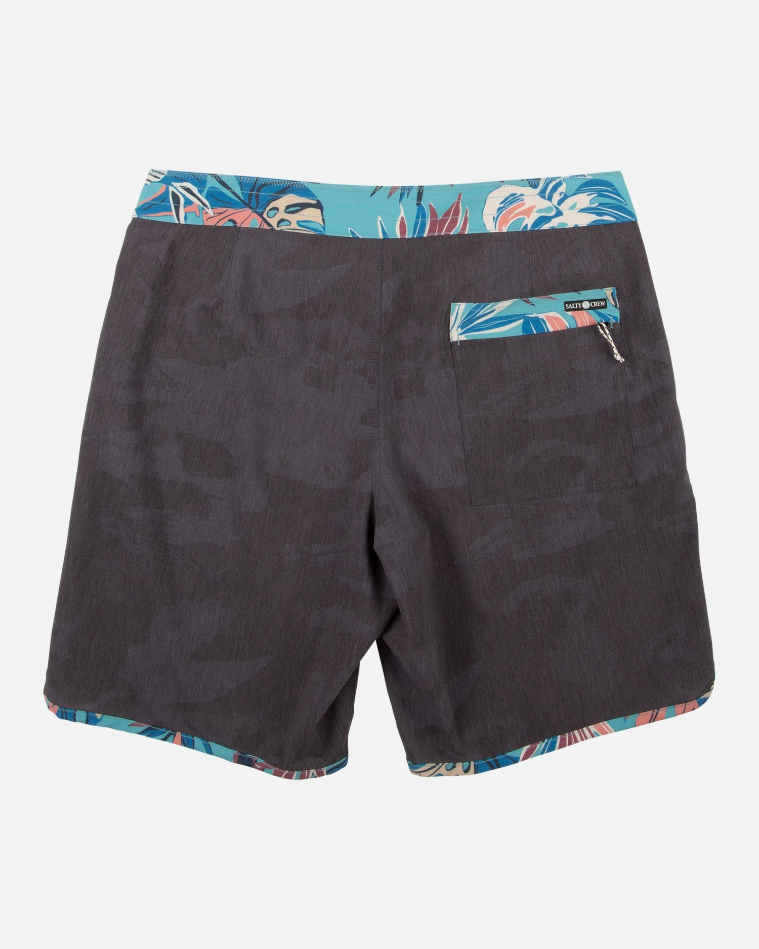 Salty Crew Cuddy Black/Aqua Boardshort 4 Salty Crew Cuddy Black/Aqua Boardshort - Image 2
