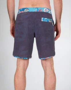 Salty Crew Cuddy Black/Aqua Boardshort 10 Salty Crew Cuddy Black/Aqua Boardshort -Salty Crew 30335107 BLKAQUA OMBACK