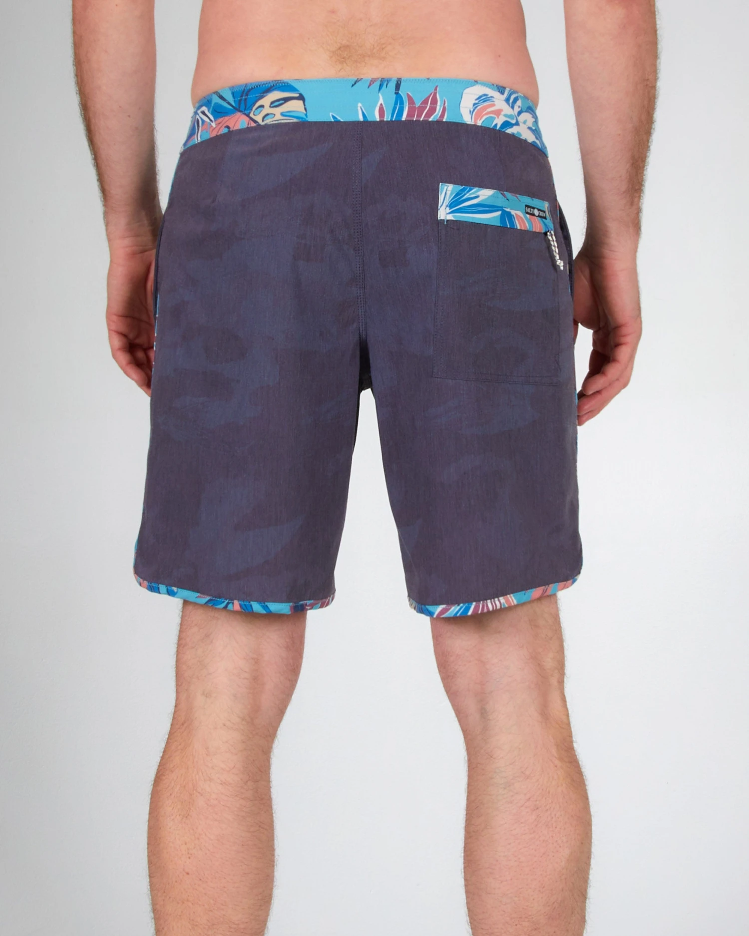 Salty Crew Cuddy Black/Aqua Boardshort 6 Salty Crew Cuddy Black/Aqua Boardshort - Image 4
