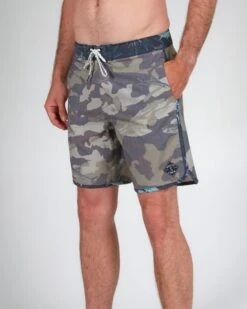 Salty Crew Cuddy Tan/Black Boardshort -Salty Crew 30335107 TANBLK OMSIDELEFT