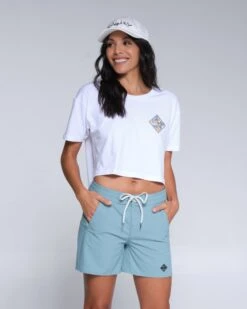 Salty Crew Lookout Dusty Turq Utility Short