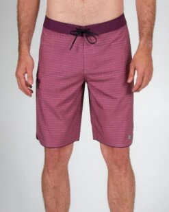 Salty Crew Lineup Plum Boardshort -Salty Crew 30335125 PLM OMFRONT
