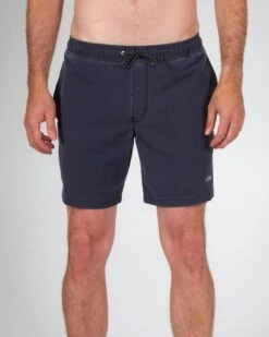 Salty Crew Driftwood Black Elastic Boardshort 9 Salty Crew Driftwood Black Elastic Boardshort -Salty Crew 30335126 BLK OMFRONT