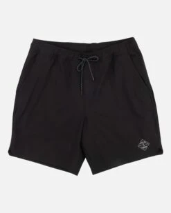 Salty Crew Lowtide Black Elastic Boardshort