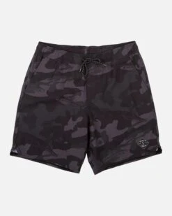Salty Crew Lowtide Black Camo Elastic Boardshort