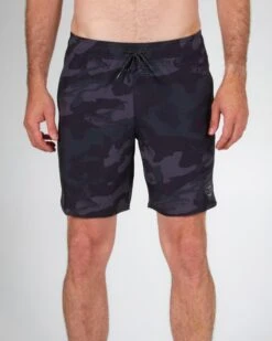 Salty Crew Lowtide Black Camo Elastic Boardshort -Salty Crew 30335127 BLKCAMO OMFRONT