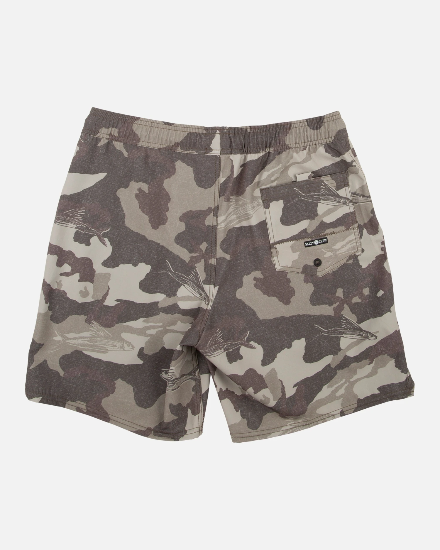 Salty Crew Lowtide Camo Tan Elastic Boardshort 4 Salty Crew Lowtide Camo Tan Elastic Boardshort - Image 2