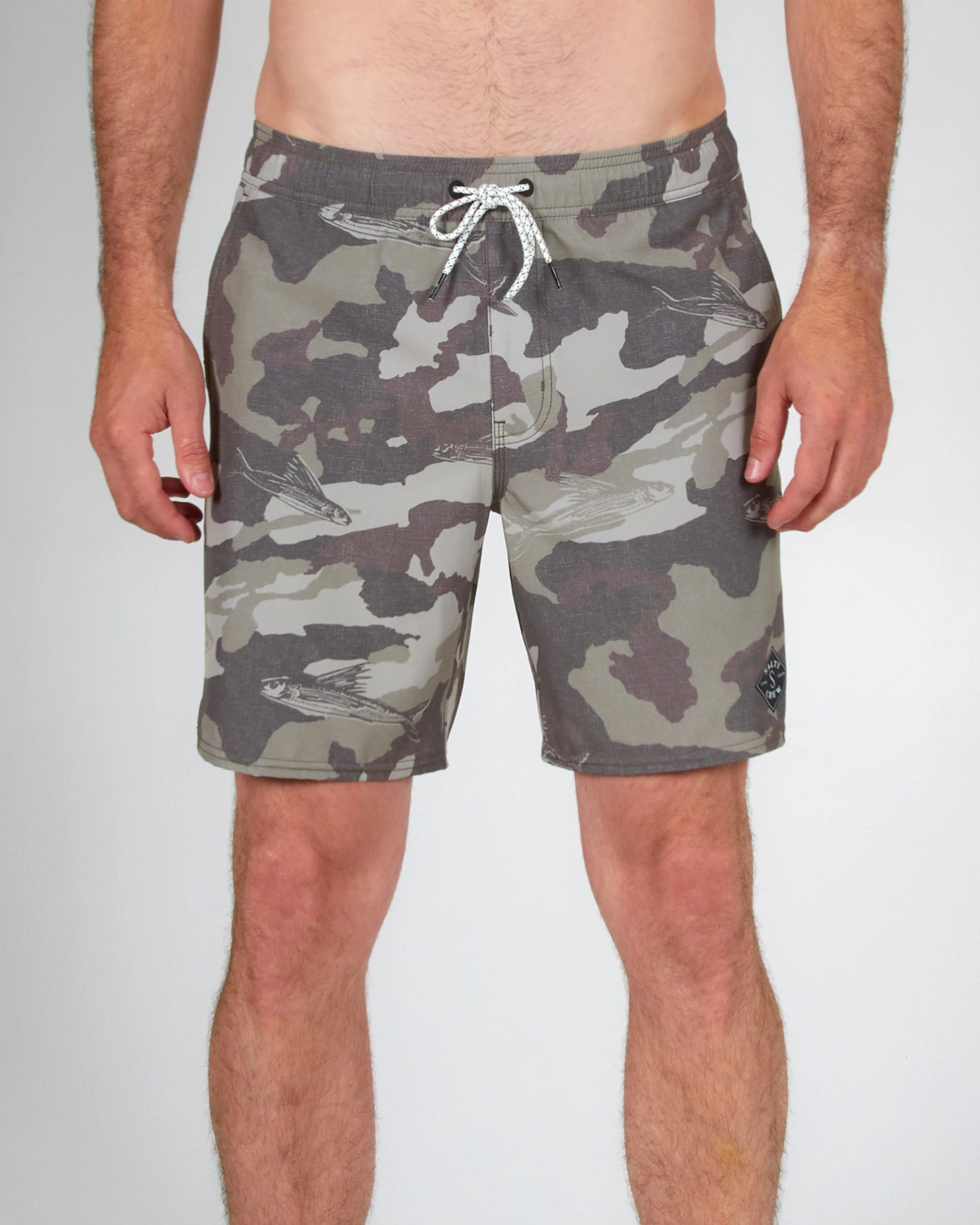 Salty Crew Lowtide Camo Tan Elastic Boardshort 5 Salty Crew Lowtide Camo Tan Elastic Boardshort - Image 3