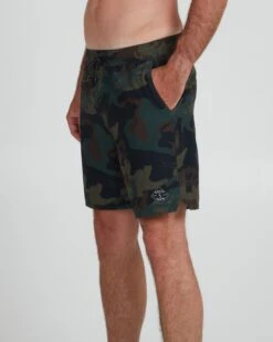 Salty Crew Lowtide Camo Elastic Boardshort -Salty Crew 30335127 CAMO OMSIDELEFT
