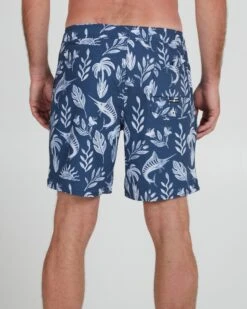 Salty Crew Lowtide Denim/White Elastic Boardshort -Salty Crew 30335127 DENWHT OMBACK