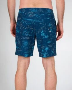 Salty Crew Lowtide Navy Elastic Boardshort -Salty Crew 30335127 NAVY OMBACK