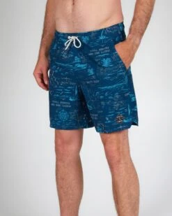 Salty Crew Lowtide Navy Elastic Boardshort -Salty Crew 30335127 NAVY OMSIDELEFT