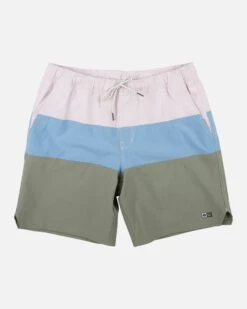 Salty Crew Beacons 2 Marine Blue Elastic Boardshort