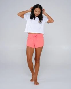 Salty Crew Beach Break Hot Coral Rib Swim Short -Salty Crew 30335133W HCO 4