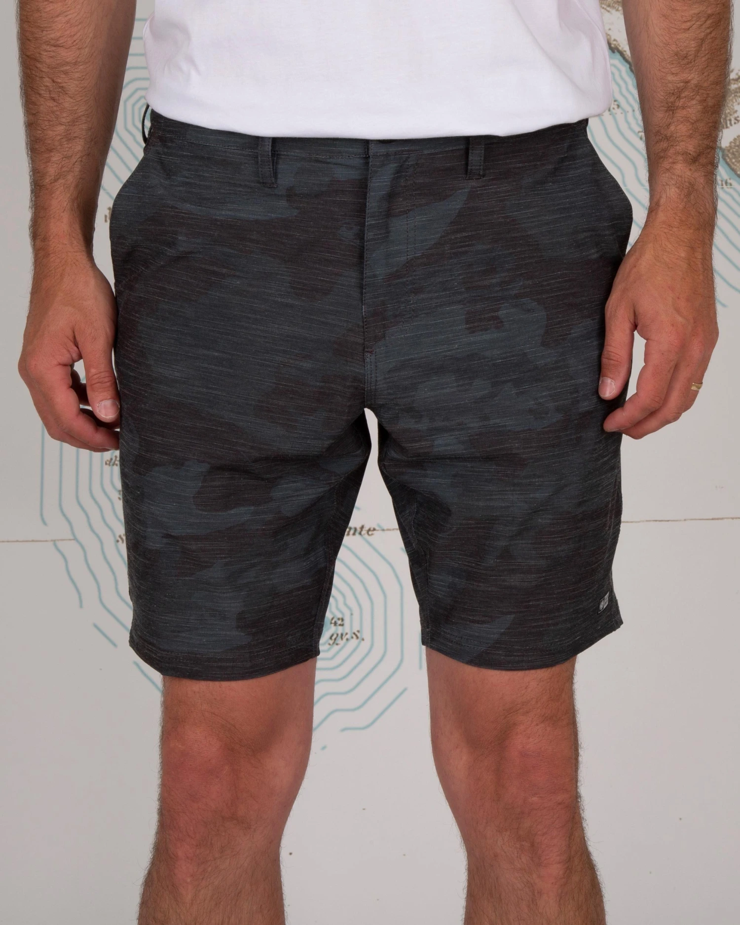 Salty Crew Drifter 19" Black Camo Hybrid Walkshort 5 Salty Crew Drifter 19" Black Camo Hybrid Walkshort - Image 3
