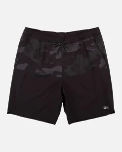 Salty Crew Doubletime Camo/Black Elastic Utility Boardshort