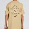 Salty Crew Tippet Boys Camel S/S Tee -Salty Crew 316104Y CAM OMBACK