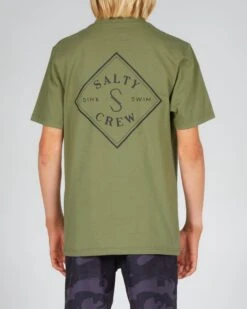 Salty Crew Tippet Boys Sage S/S Tee