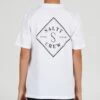 Salty Crew Tippet Boys White S/S Tee -Salty Crew 316104Y WHT OMBACK
