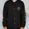Salty Crew Tippet Black Snap Jacket -Salty Crew 316403H BLK OMFRONT