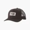 Salty Crew Topstitch Black Retro Trucker