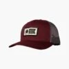 Salty Crew Topstitch Black/Burgundy Retro Trucker -Salty Crew 35035152 BLKBUR
