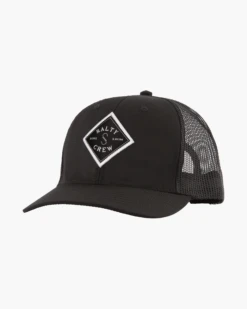Salty Crew Sealine Boys Black Retro Trucker
