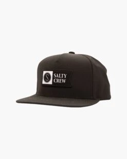 Salty Crew Alpha Black Tech 5 Panel