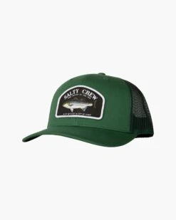 Salty Crew Striper Green Retro Trucker