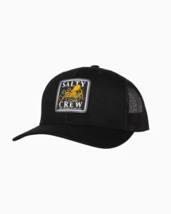 Salty Crew Ink Slinger Black Retro Trucker
