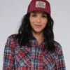 Salty Crew Retro Catch Cranberry Retro Trucker 2 Salty Crew Retro Catch Cranberry Retro Trucker -Salty Crew 35035537W CRN 1