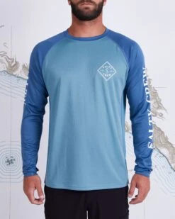 Salty Crew Tippet Pinnacle Teal/Harbor + L/S Sunshirt