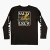 Salty Crew Ink Slinger Boys Black L/S Sunshirt -Salty Crew 4P0Vi79Q