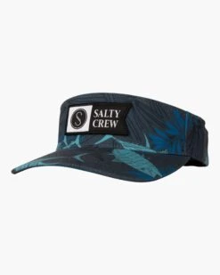 Salty Crew Alpha Flag Charcoal Visor