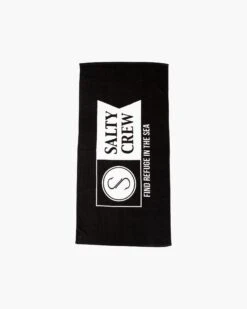 Salty Crew Alpha Refuge Black Towel
