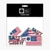Salty Crew Freedom Flag Sticker Pack
