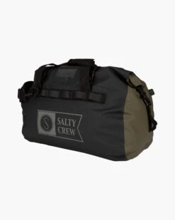 Salty Crew Voyager Black/Military Duffle