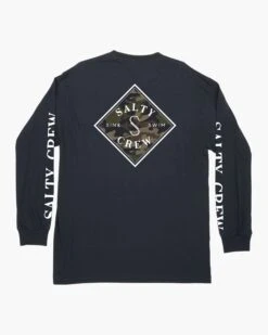 Salty Crew Tippet Decoy Navy L/S Standard Tee