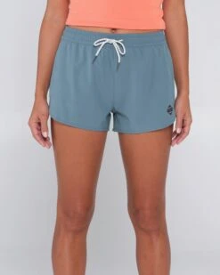 Salty Crew Beacons Atlantic Green Short -Salty Crew Beacons short atlantic green front