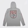 Salty Crew Current Silver Hood Sunshirt -Salty Crew Current hood silver back