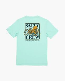 Salty Crew Ink Slinger Boys Sea Foam S/S Tee